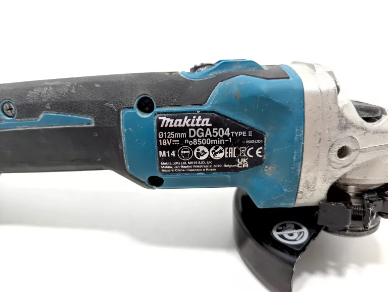 akumulatorowa-szlifierka-katowa-makita-dga504-akumulator-5ah-stan-11323-2