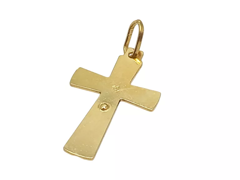 zlota-zawieszka-krzyz-585-092g-dl-2cm-stan-11323-2