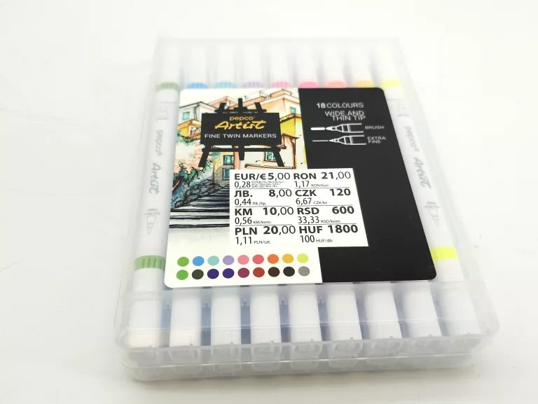markery-dwustronne-18-kolorow-pepco-artist-stan-11323-1