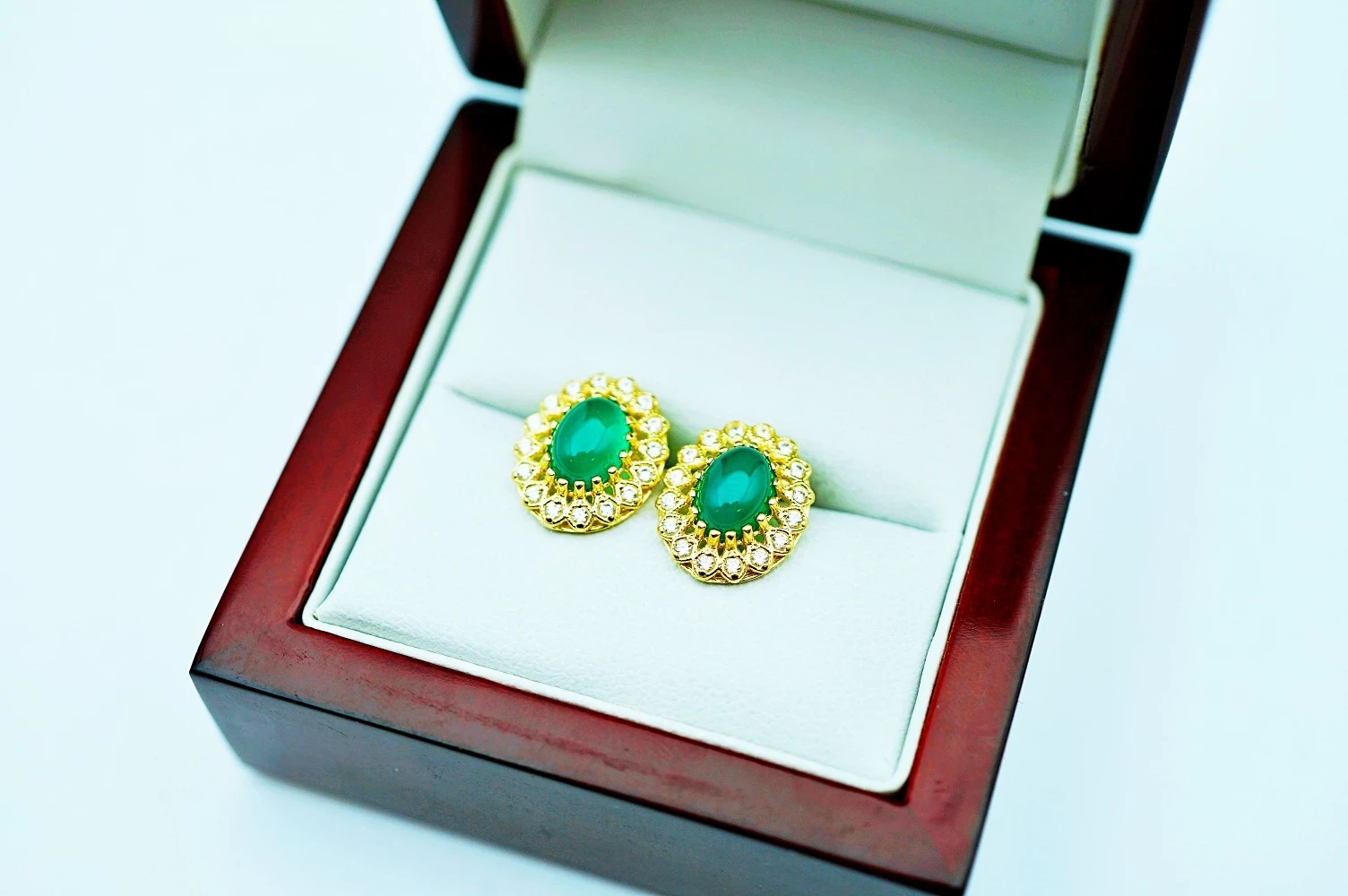 zlote-kolczyki-markizy-z-synt-chryzoprazami-pr585-14k-334g-rodzaj-2205-2