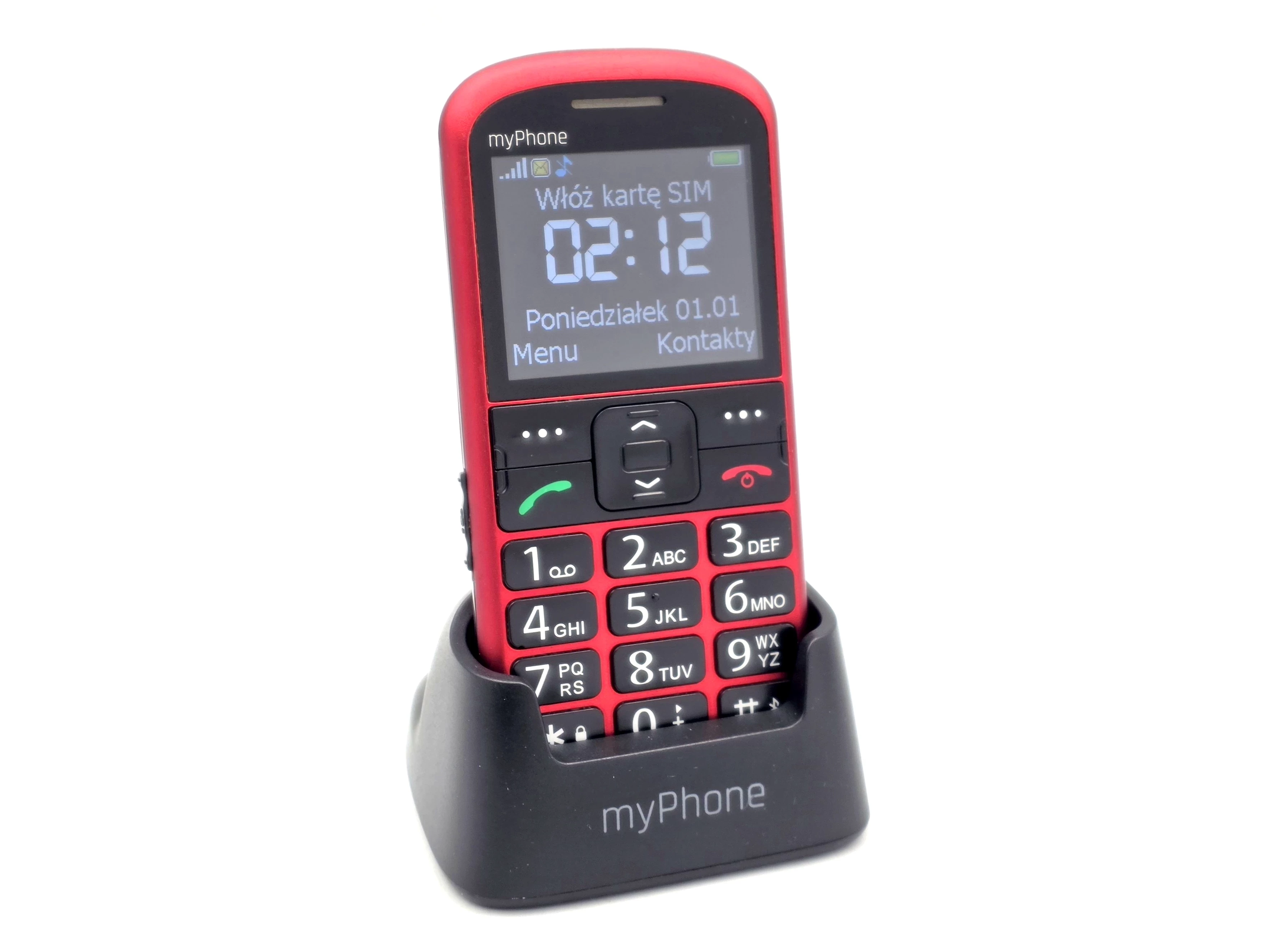 telefon-myphone-halo-2-czerwony-stacja-ladujaca-3-maja-48-poznan-ska-x