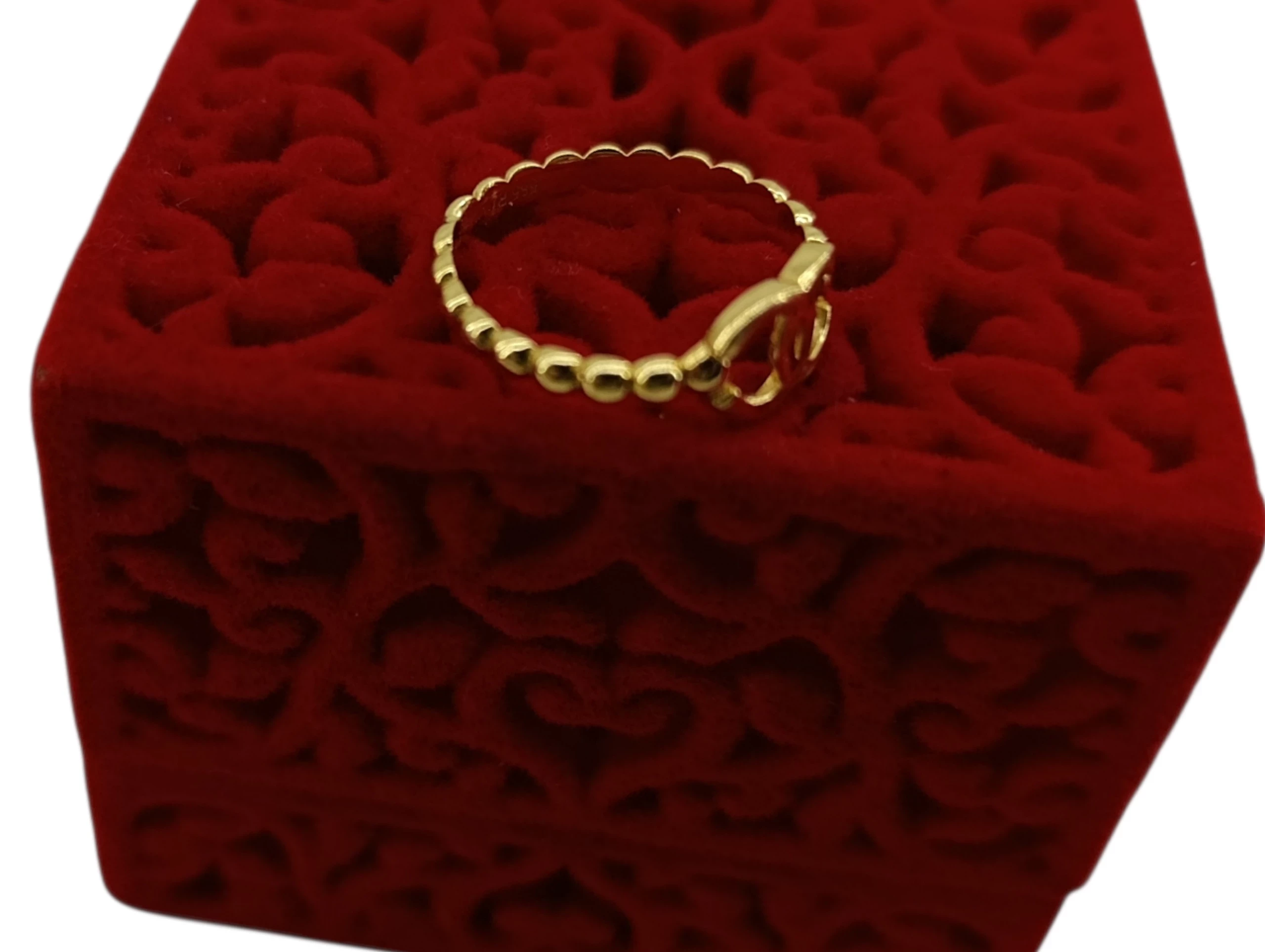 zloty-pierscionek-kuleczki-585-143g-r13-rozmiarsrednica-wew-mm-372-13