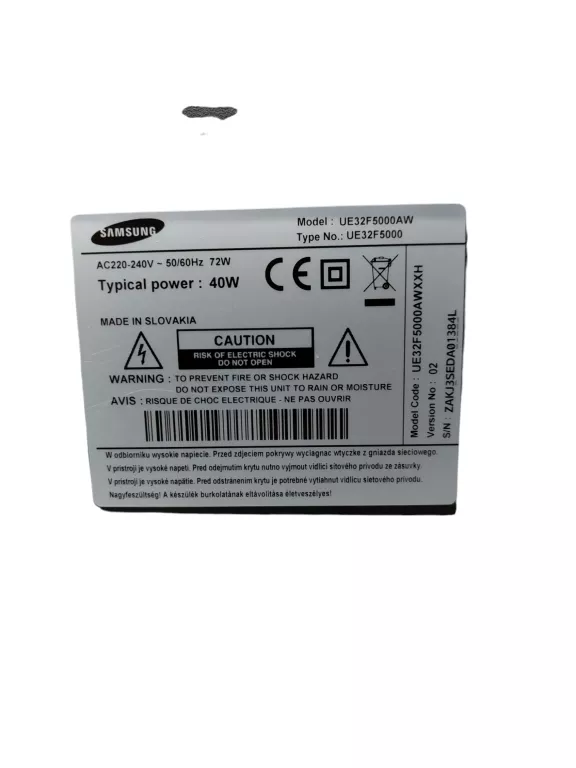 telewizor-led-samsung-32-ue32f5000aw-brak-pilota-kod-producenta-ue32f5000aw