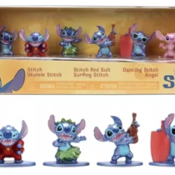 STITCH ZESTAW 6 FIGUREK KOLEKCJONERSKICH DISNEY 4 CM METALFIGS DIE CAST