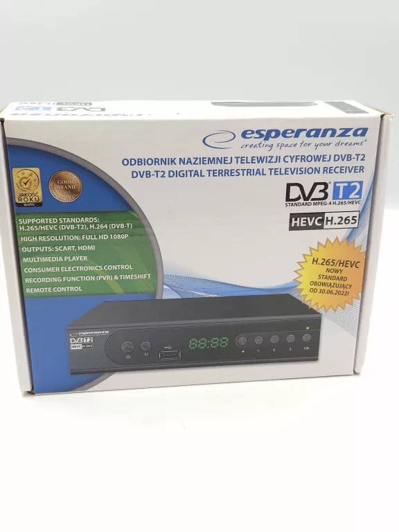 dekoder-tuner-tv-naziemnej-hd-dvb-t2-hevc-esperanza-ev106r-komplet-ratuszowa-5-szamotuly
