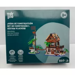 ZESTAW KLOCKÓW TOYLINO WYSPA PIRATÓW 860SZT