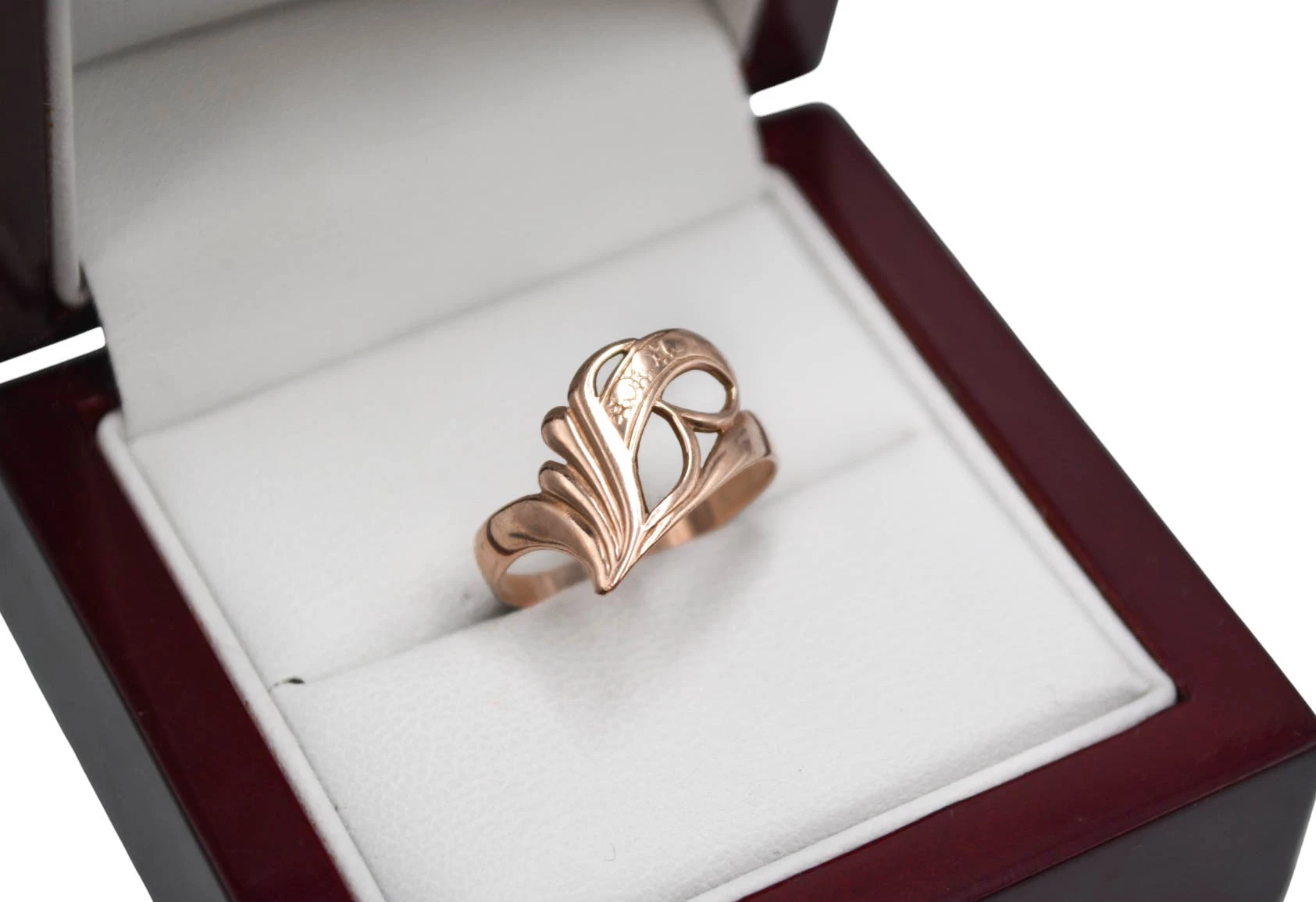 zloty-pierscionek-333-azurowy-lisc-rozowe-zloto-130g-r-13-grochowska-173-warszawa