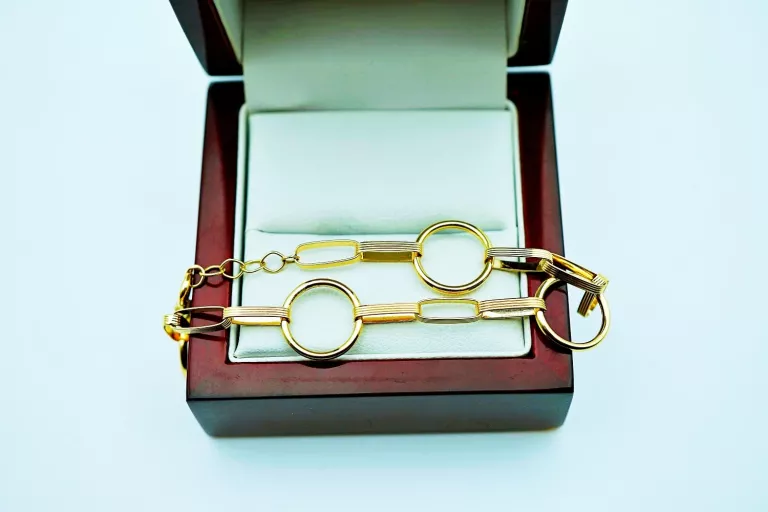 azurowa-zlota-bransoletka-z-kolkami-pr585-14k-19cm-397g-stan-11323-2