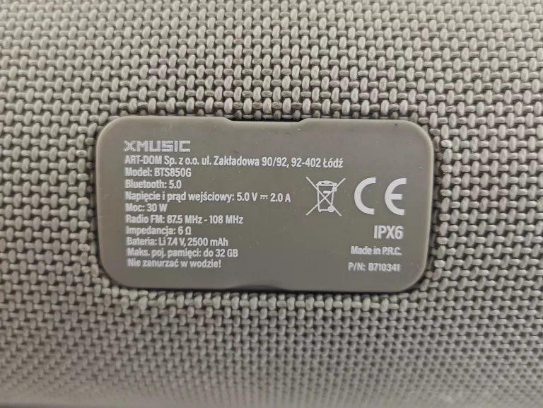 glosnik-przenosny-xmusic-bts850g-stan-11323-2
