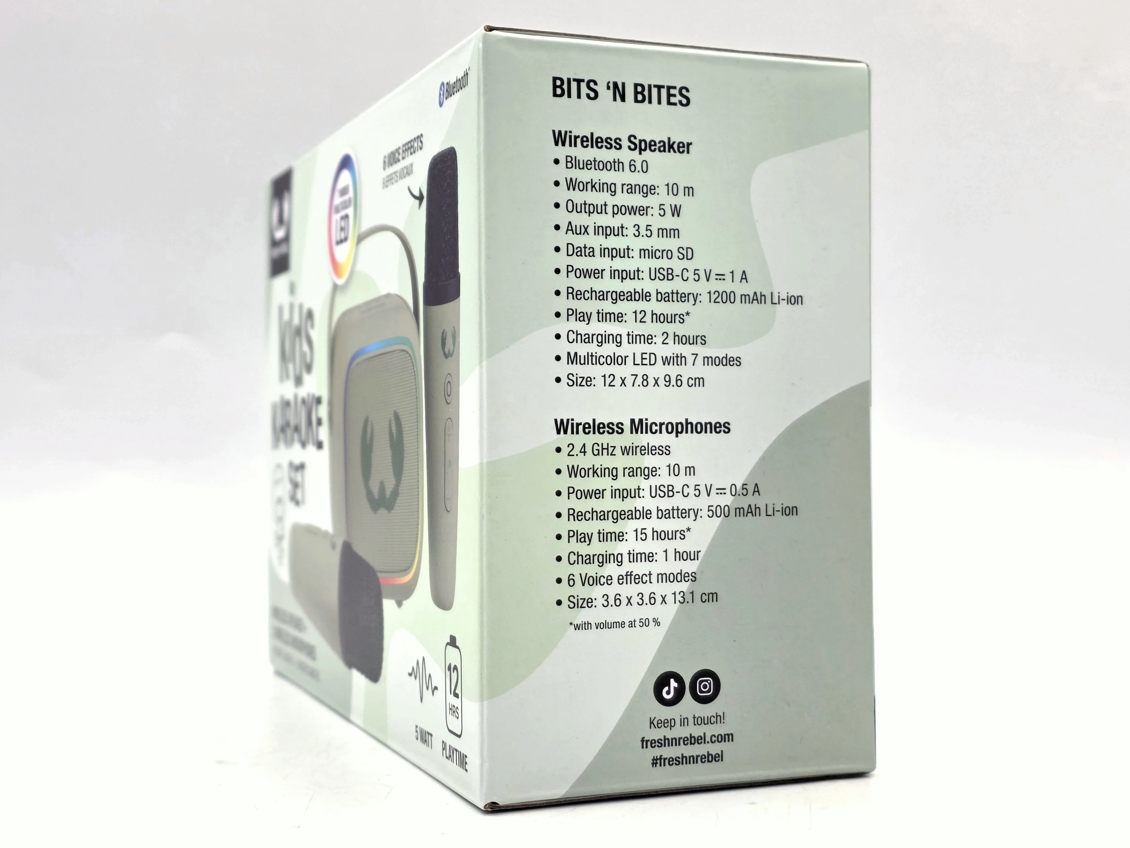 zestaw-przenosny-fresh-n-rebel-karaoke-kids-glosnik-2x-mikrofon-zielony-stan-11323-2