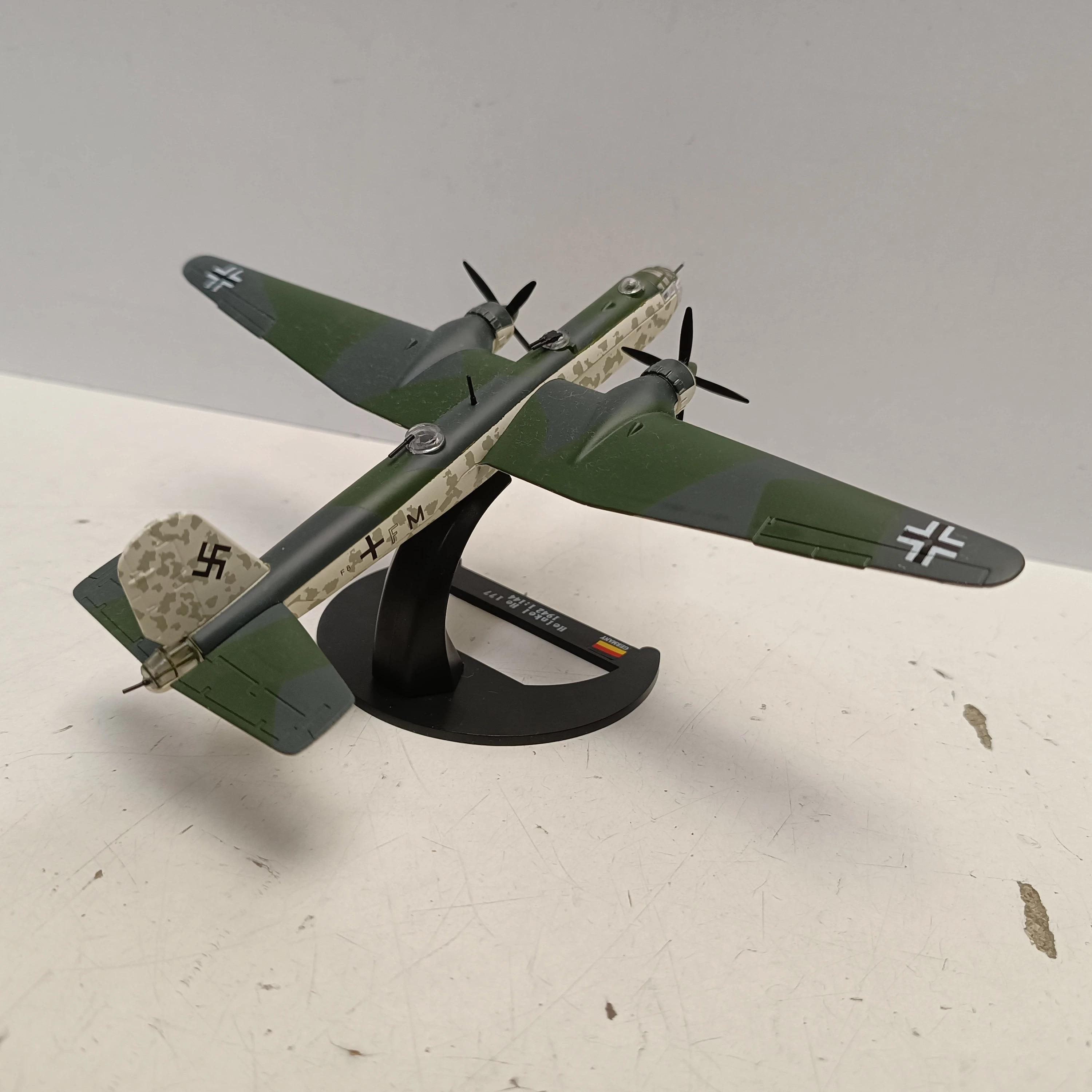atorse-1144-diecast-warplane-germany-heinkel-he-177-1942-helicopter-milit-model-atorse-1144-diecast-warplane-germany-heinkel-he-1