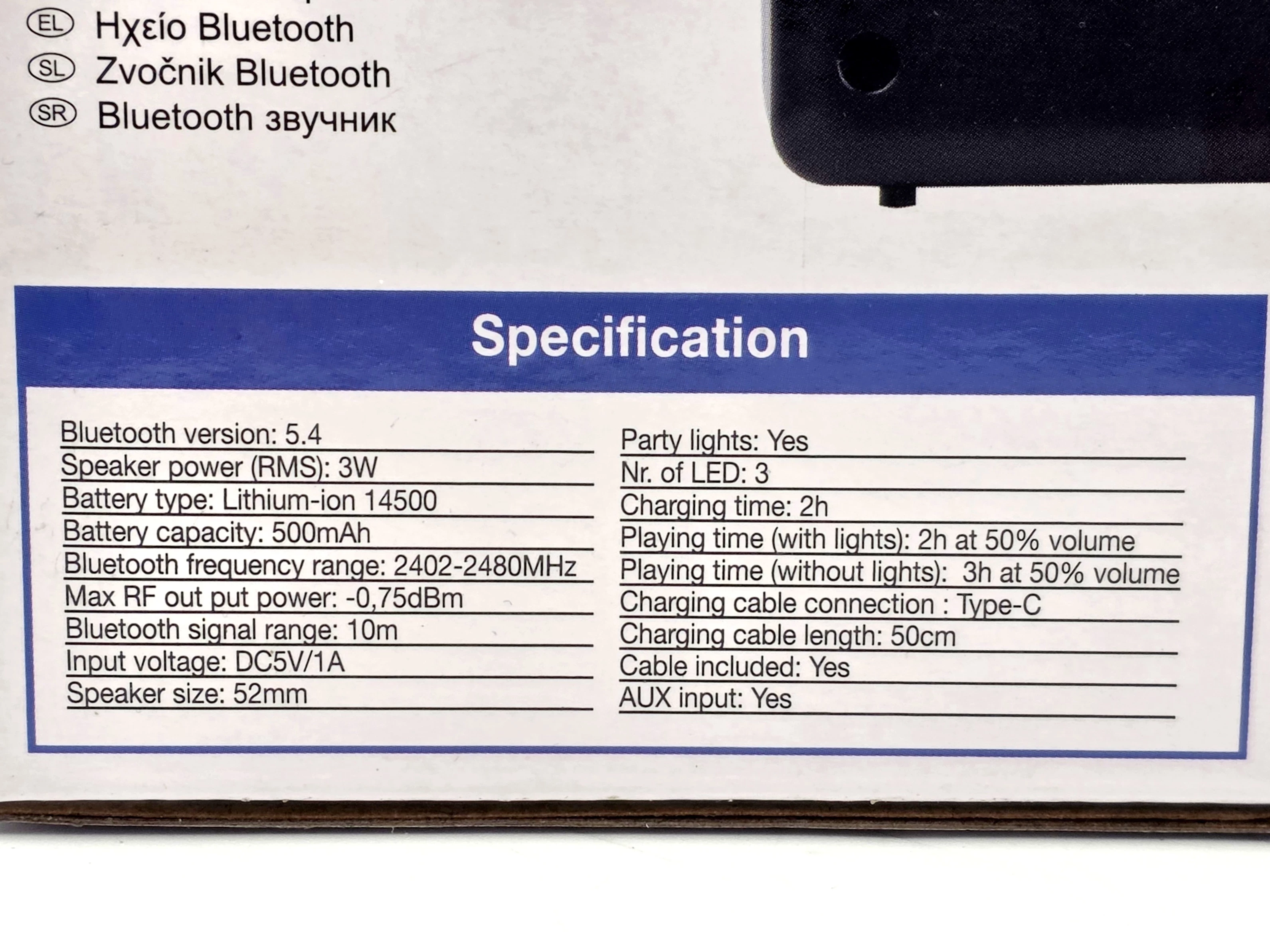 glosnik-bluetooth-z-imprezowym-swiatlem-rgb-3w-usb-c-ean-gtin-5905913303550