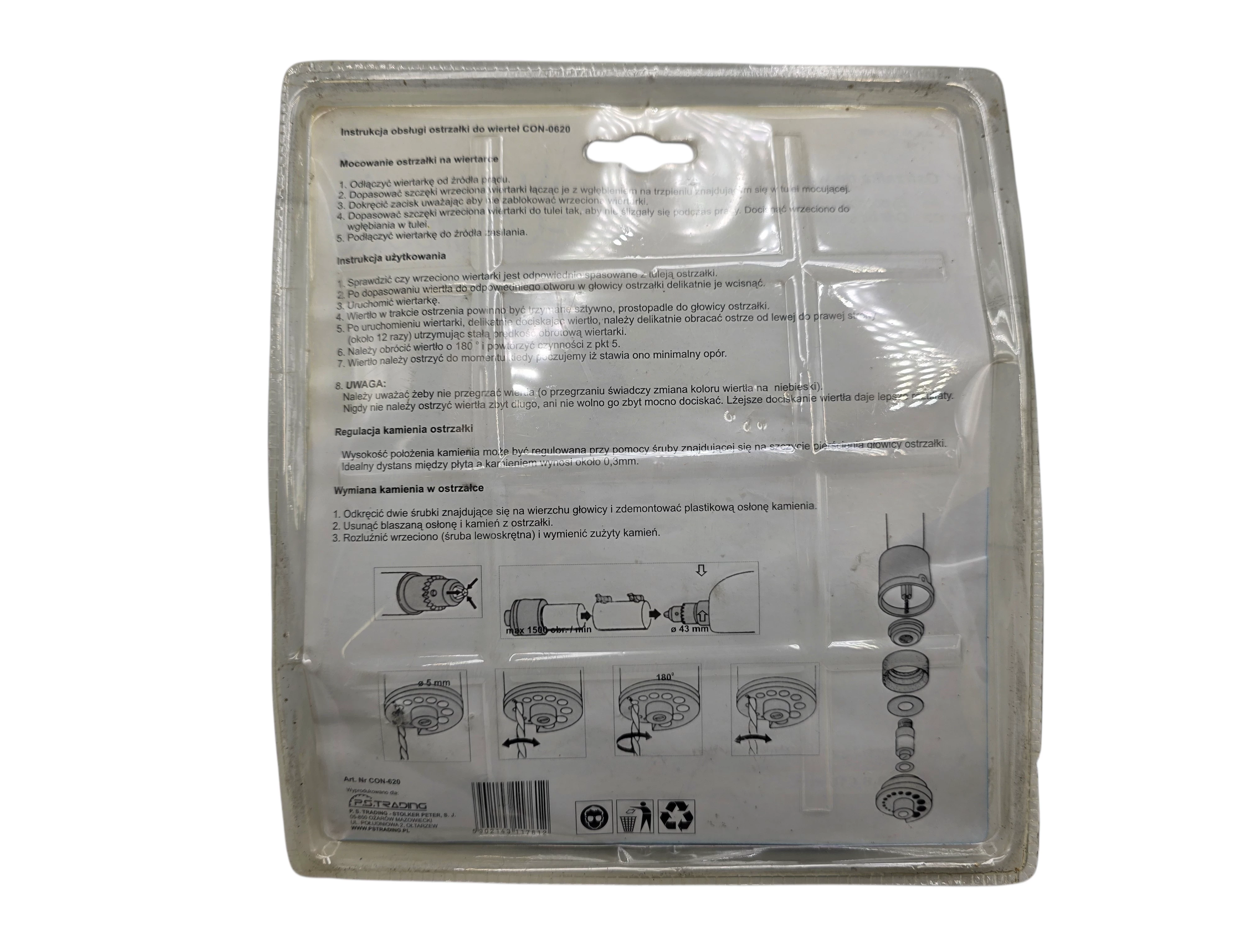 ostrzalka-do-ostrzenia-wiertel-kamien-36-10mm-con-0620-ean-gtin-5902143117612