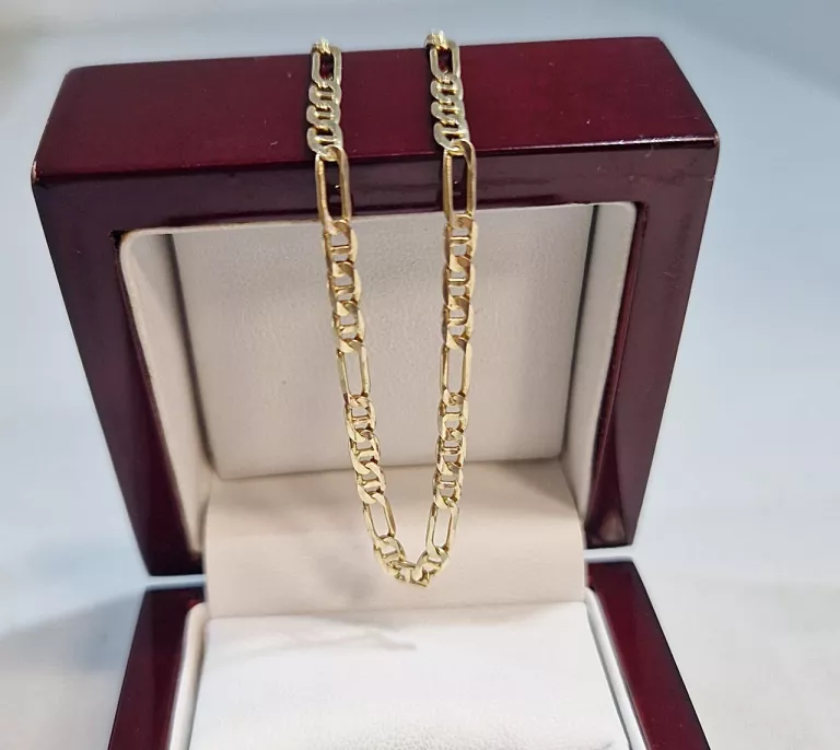 elegancki-zloty-lancuszek-figaro-916g-r60-cm-stan-11323-2