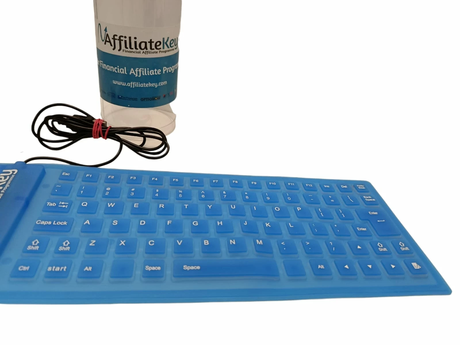 affiliatekey-klawiatura-gumowa-niebieska-ean-gtin-5907451310991