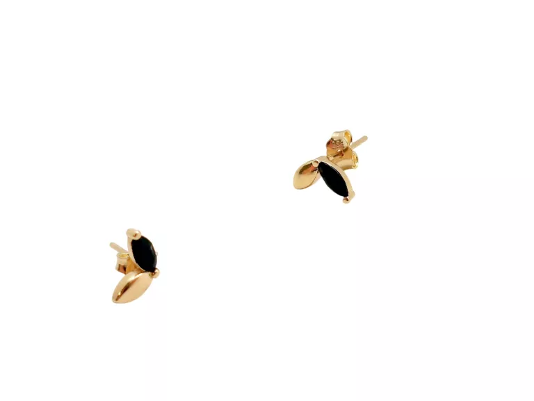 wyrob-jubilerski-uzywany-zlote-male-kolczyki-czarna-cyrkonia-1cm-stan-11323-2