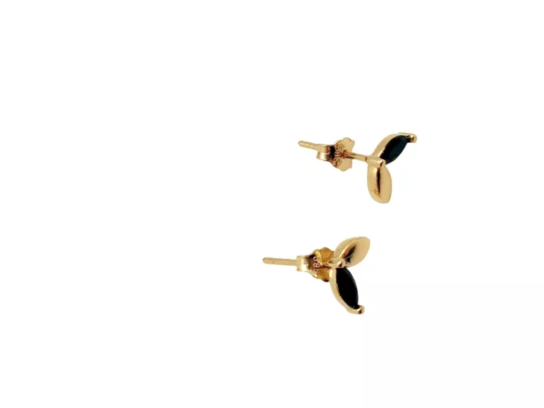 wyrob-jubilerski-uzywany-zlote-male-kolczyki-czarna-cyrkonia-1cm-rodzaj-2205-16