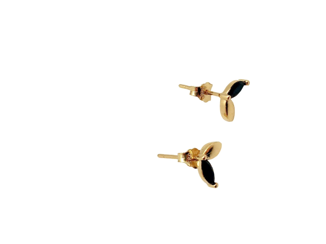 wyrob-jubilerski-uzywany-zlote-male-kolczyki-czarna-cyrkonia-1cm-rodzaj-2205-16