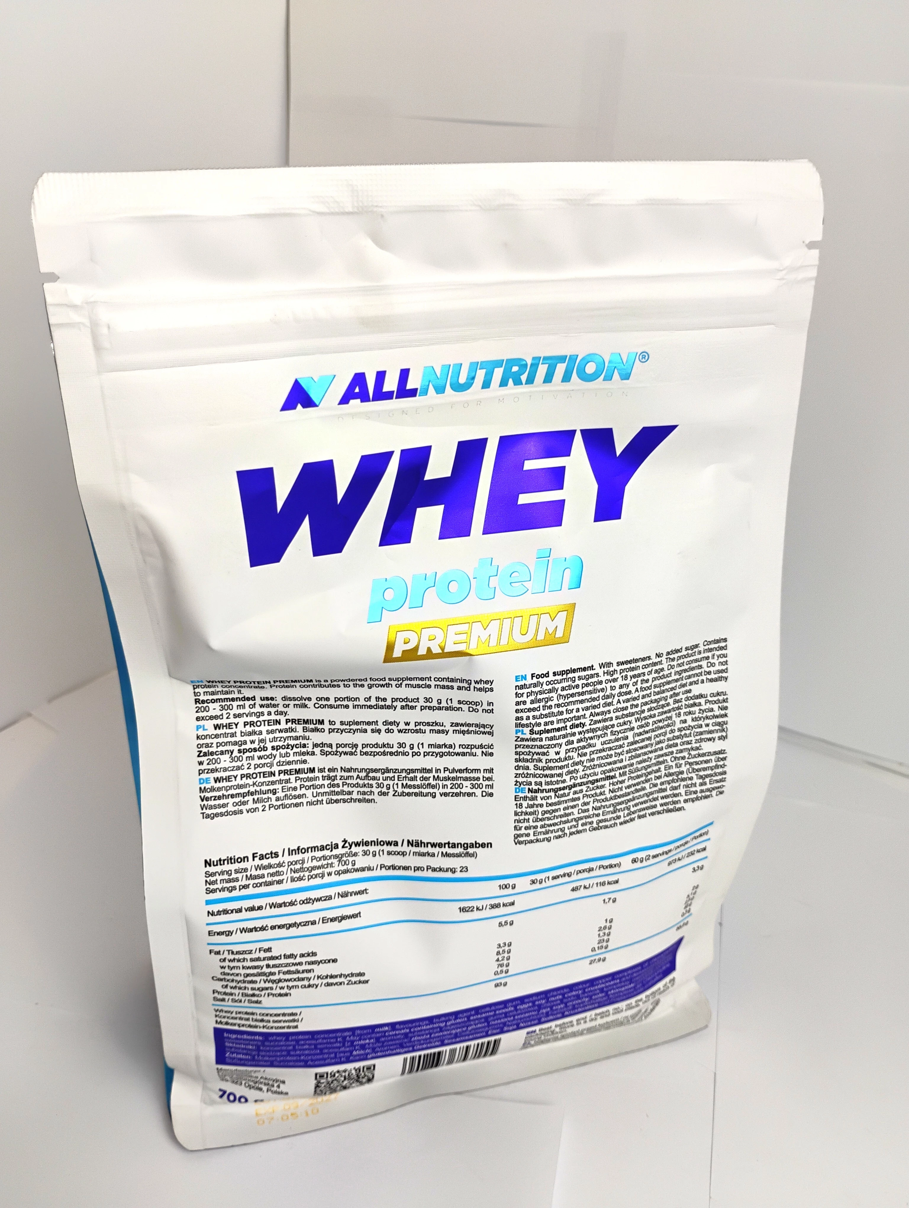 allnutrition-whey-protein-premium-700g-dubajska-biala-czekolada-bialko-wpc-ean-gtin-5902837757155