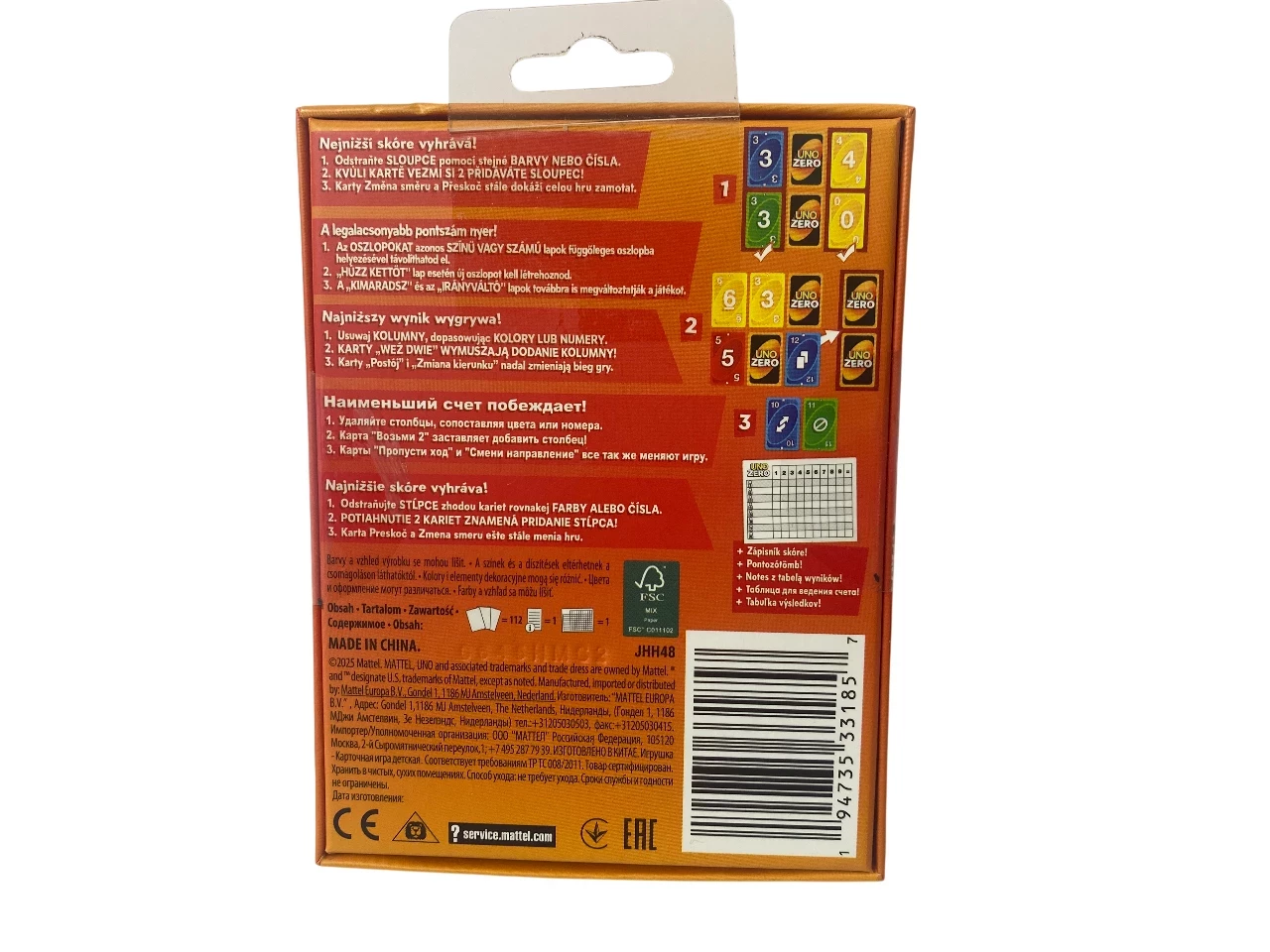 gra-uno-zero-mattel-ean-gtin-194735331857