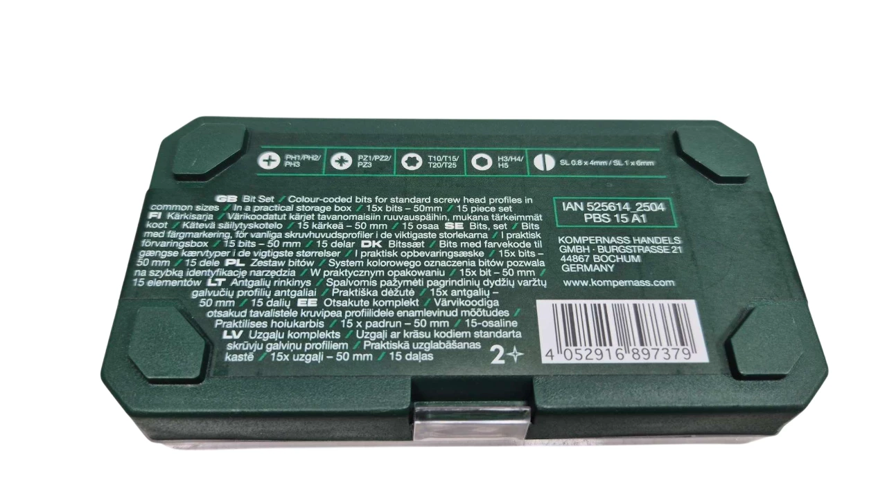 zestaw-bitow-15-elementow-parkside-pbs-15-a1-ean-gtin-4052916897379
