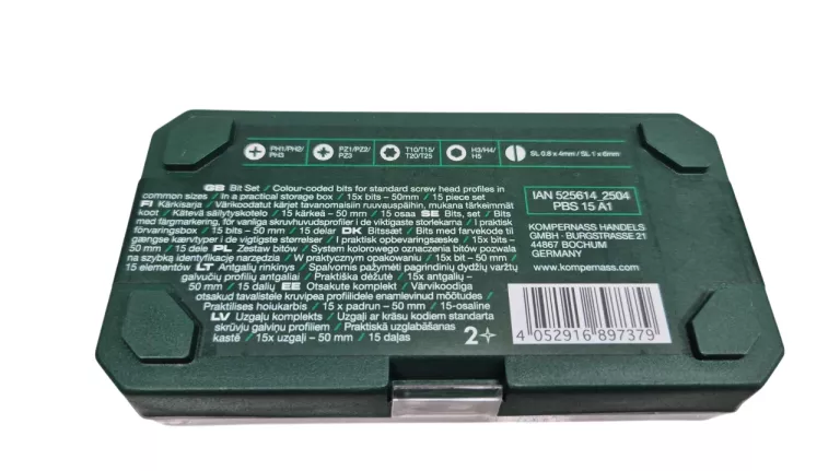 zestaw-bitow-15-elementow-parkside-pbs-15-a1-ean-gtin-4052916897379