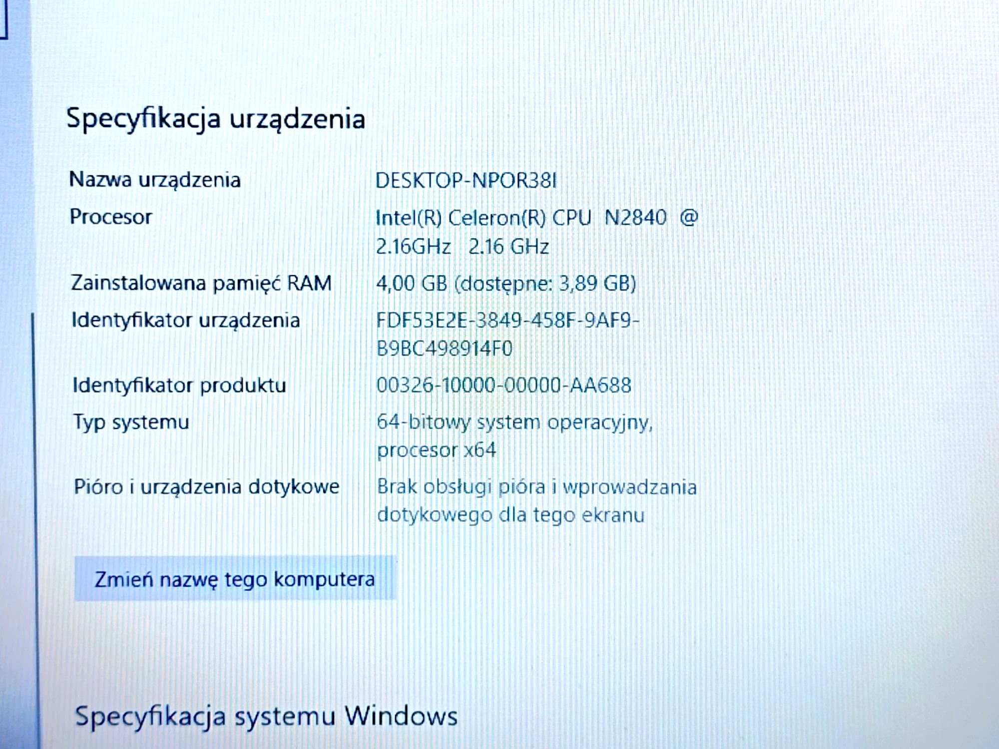 laptop-lenovo-g50-30-80g001supb-n2840-22-ghz-4500-gb-win-10-pojemnosc-dysku-500
