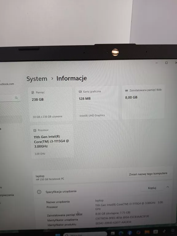 laptop-hp-250-g8-256gb-intel-core-i3-ean-gtin-196337609617