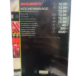 WAGA KUCHENN WOOLWORTH LCD CZARNA 2000013746429