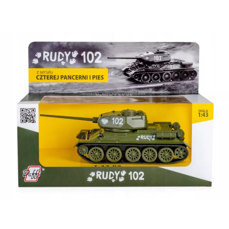 czolg-t-34-85-rudy-102-model-kolekcjonerski-143-daffi-al-niepodleglosci-156-sc-warszawa