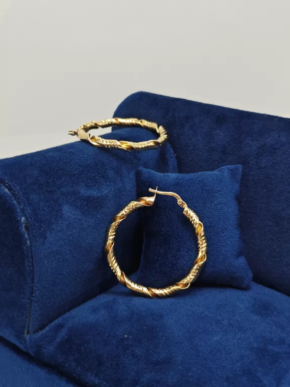 zlote-kolczyki-duze-kola-przeplatane-572g-585-powystawowe-rodzaj-2205-2