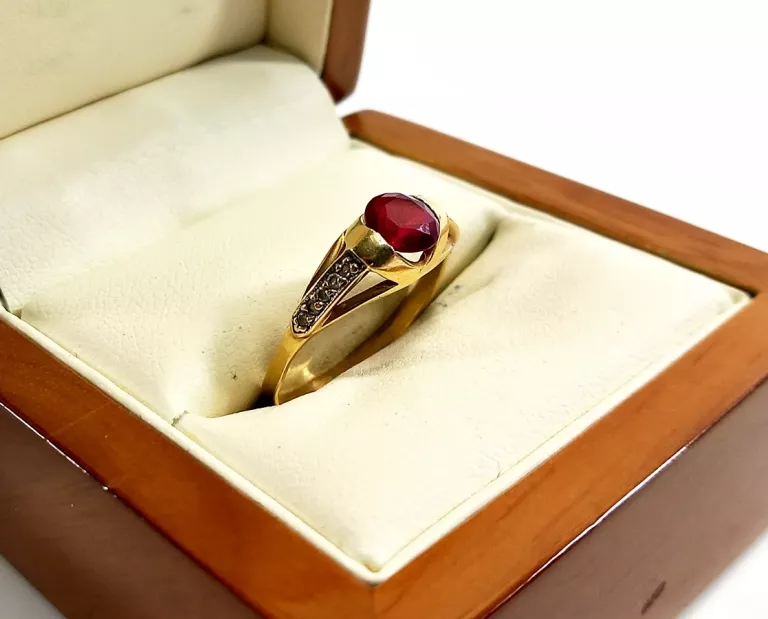 piekny-zloty-pierscionek-z-rubinem-pr585-r20-polska-319-szczytno
