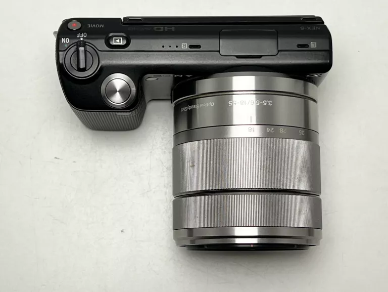 aparat-sony-nex-5-obiektyw-18-55-mm-f35-56-oss-sel1855-przebie-9950-czulosc-iso