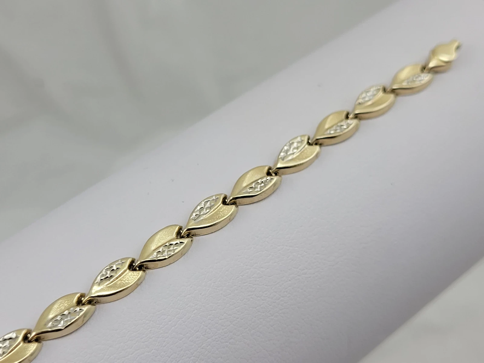 585-424g-195cm-piekna-zlota-bransoletka-zobacz-dlugosc-calkowita-195