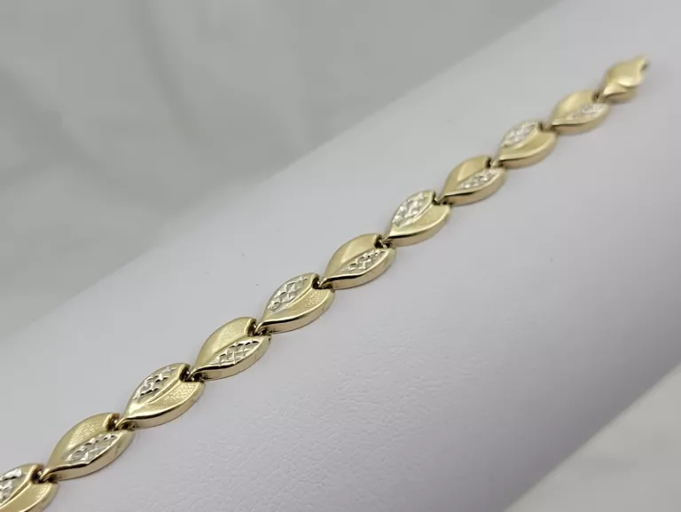 585-424g-195cm-piekna-zlota-bransoletka-zobacz-dlugosc-calkowita-195