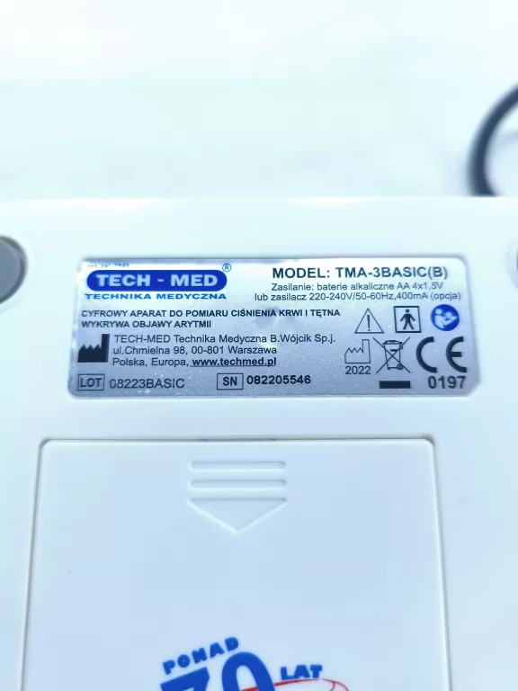 cisnieniomierz-tech-med-tma-3-basicb-model-tma-3basicb