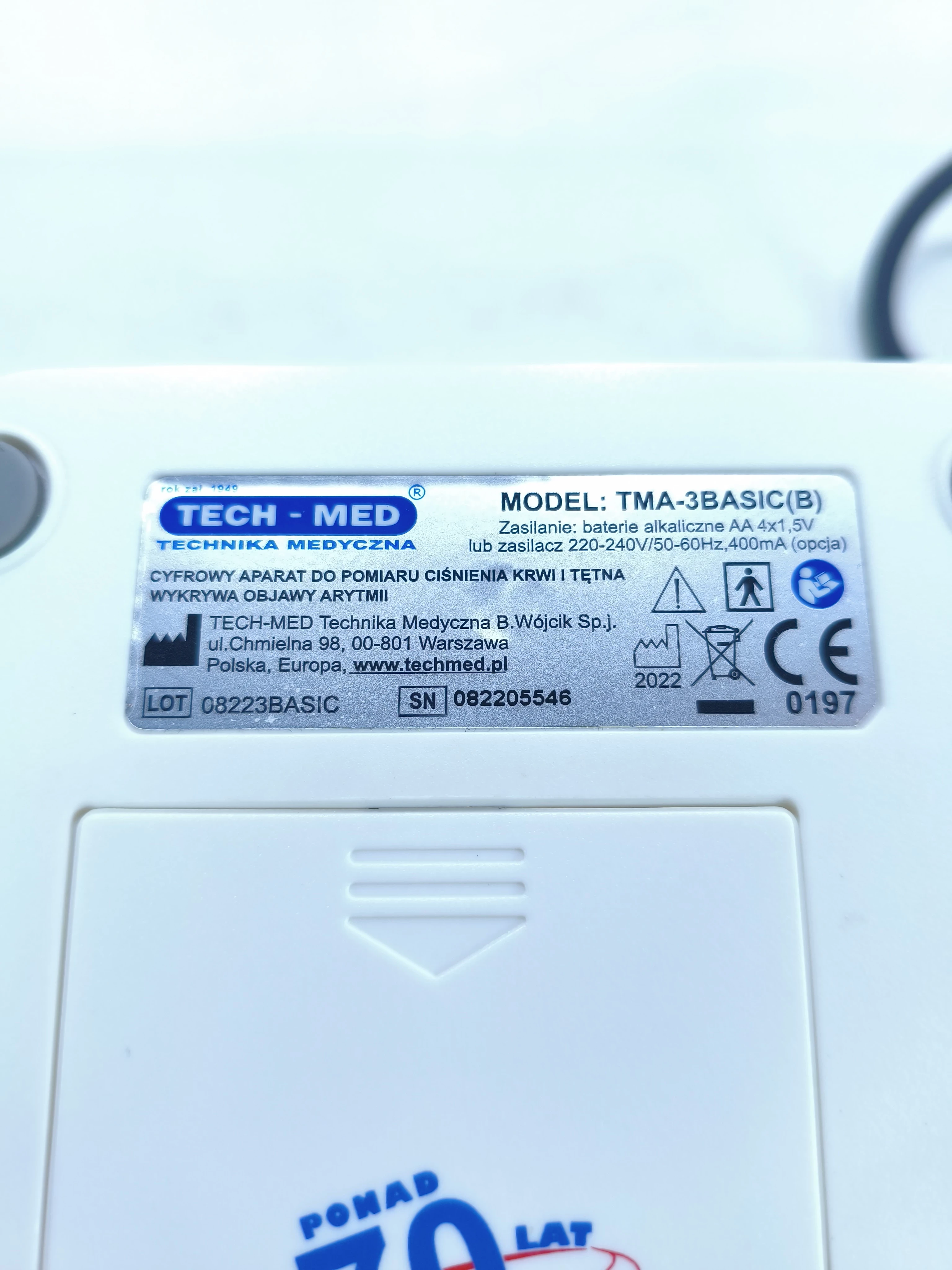 cisnieniomierz-tech-med-tma-3-basicb-model-tma-3basicb