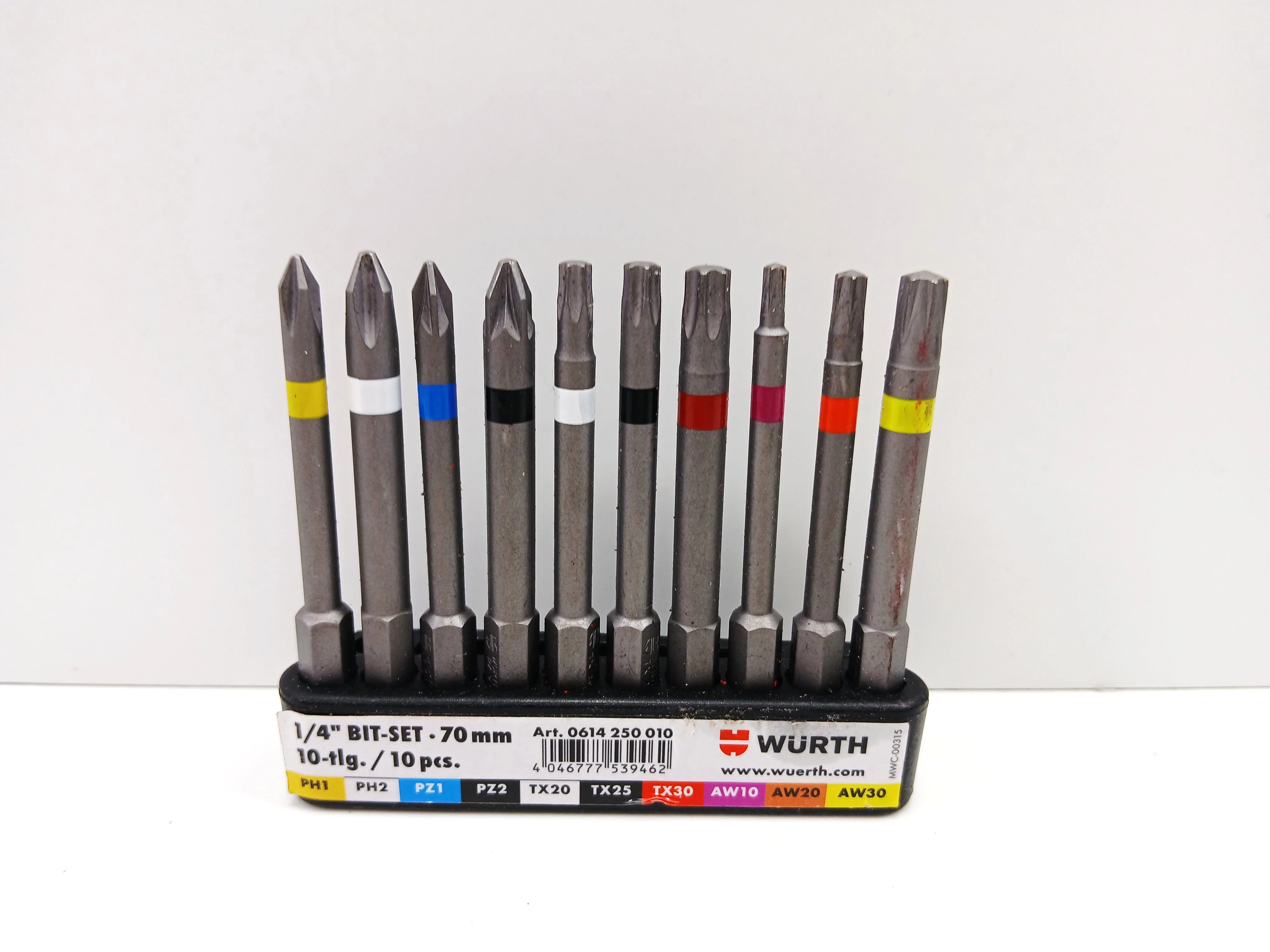 WURTH ZESTAW BIT GROT PH PZ TORX AW DO PASKA 70 MM | Zestawy mieszane ...