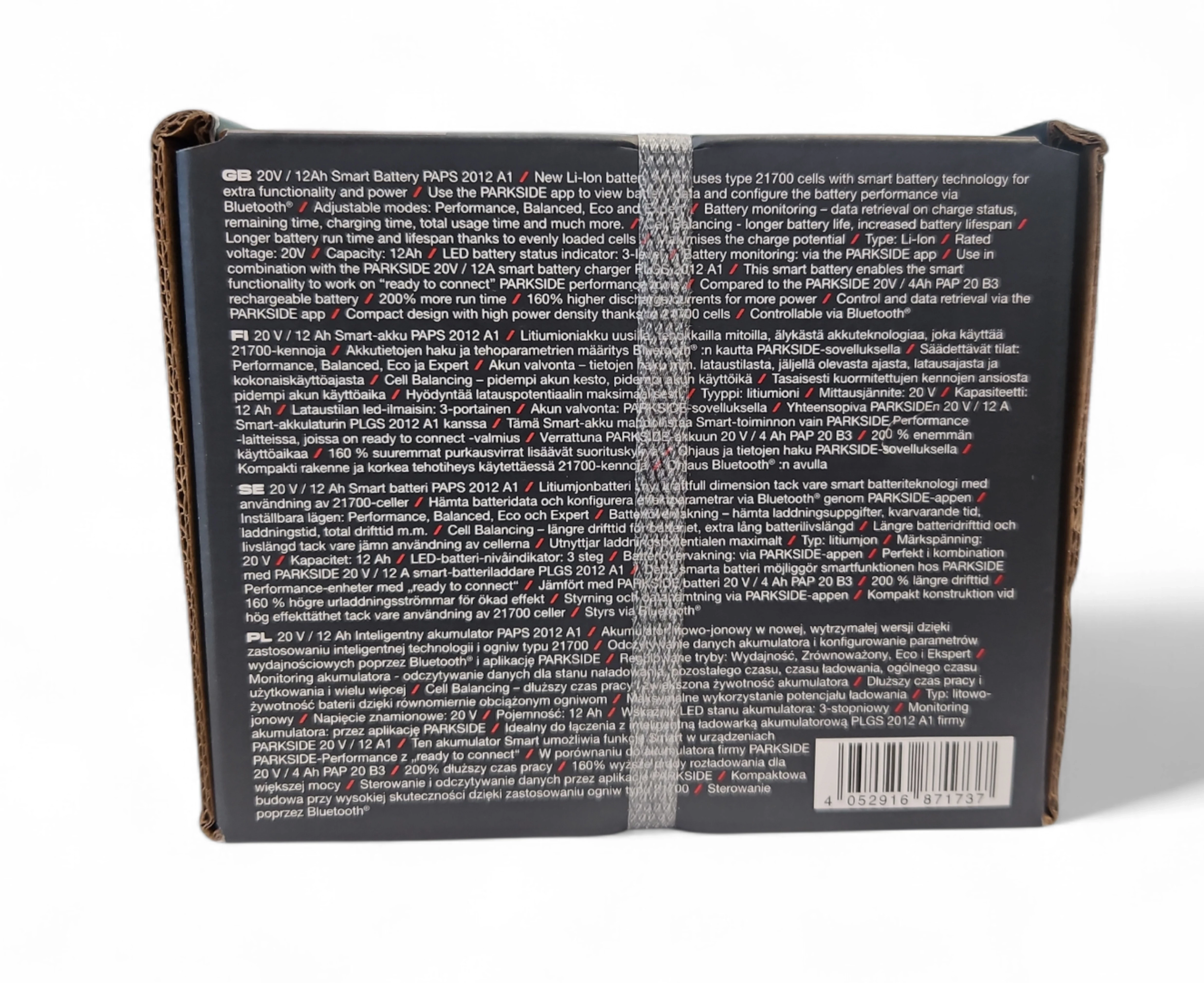 akumulator-parkside-20v12ah-smart-battery-ean-gtin-4052916871737