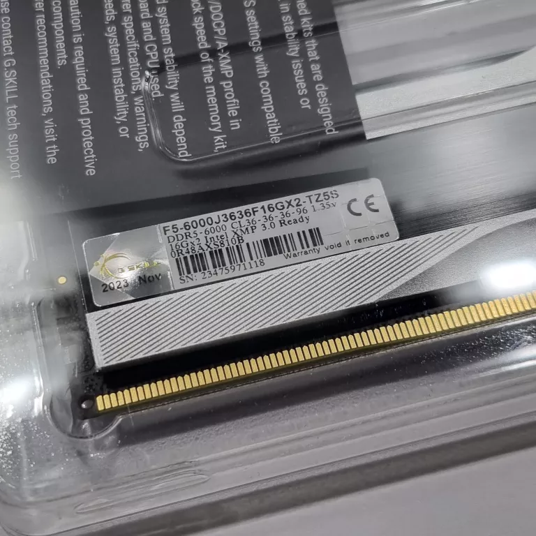 G.SKILL TRIDENT Z F5-6000J3636F16GX2-TZ5S MODUŁ PAMIĘCI 32 GB 2 X 16 G ...