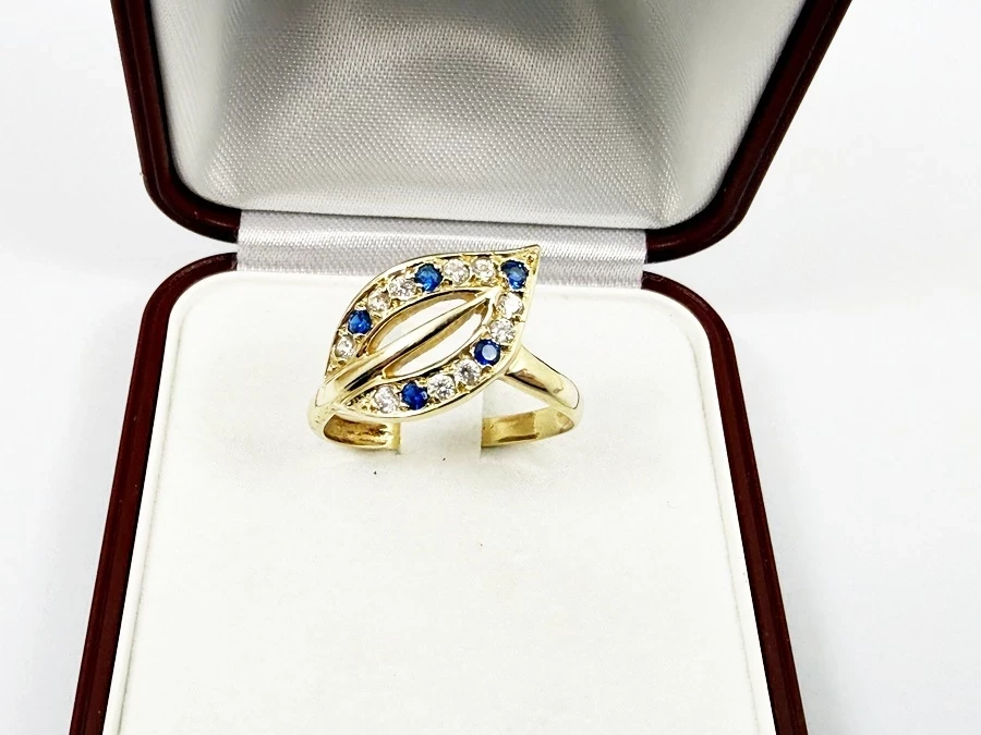 zloty-pierscionek-p585-z-cyrkoniami-i-niebieskimi-kamieniami-rozmiar-19-stan-11323-2