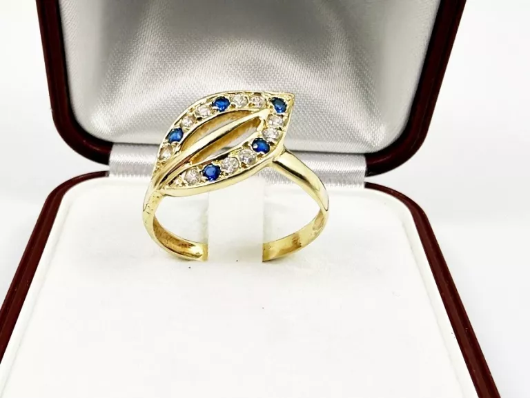 zloty-pierscionek-p585-z-cyrkoniami-i-niebieskimi-kamieniami-rozmiar-19-ean-gtin-5906058302385