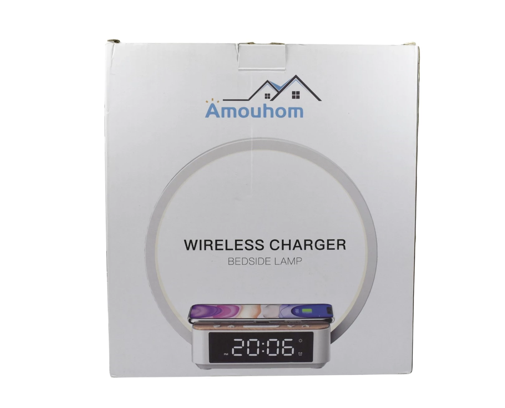lampka-nocna-led-budzik-amouhom-bezprzewodowa-ladowarka-ean-gtin-0735083130879