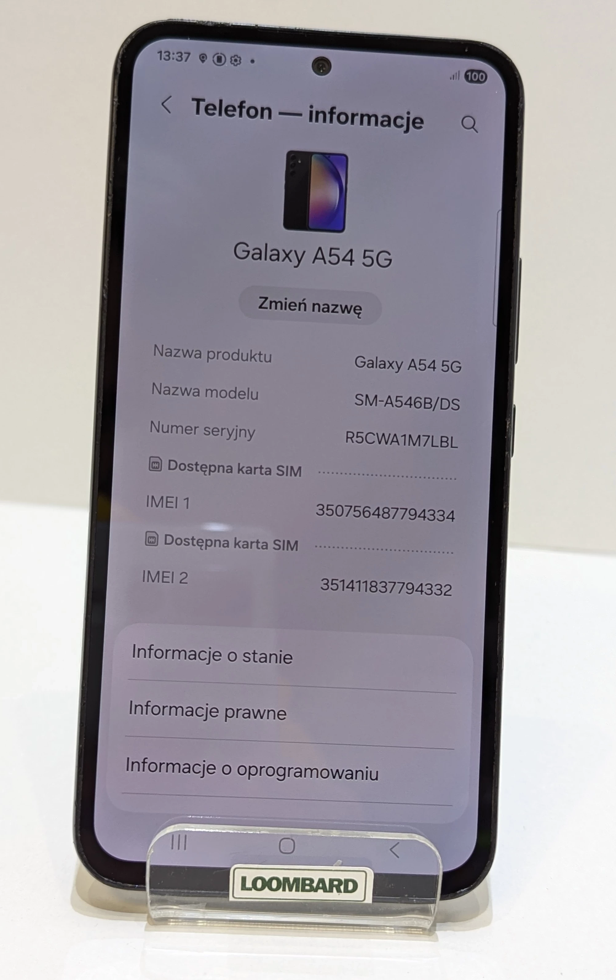 TELEFON SAMSUNG GALAXY A54 5G 8/128GB A546B DUALSIM | Smartfony i ...