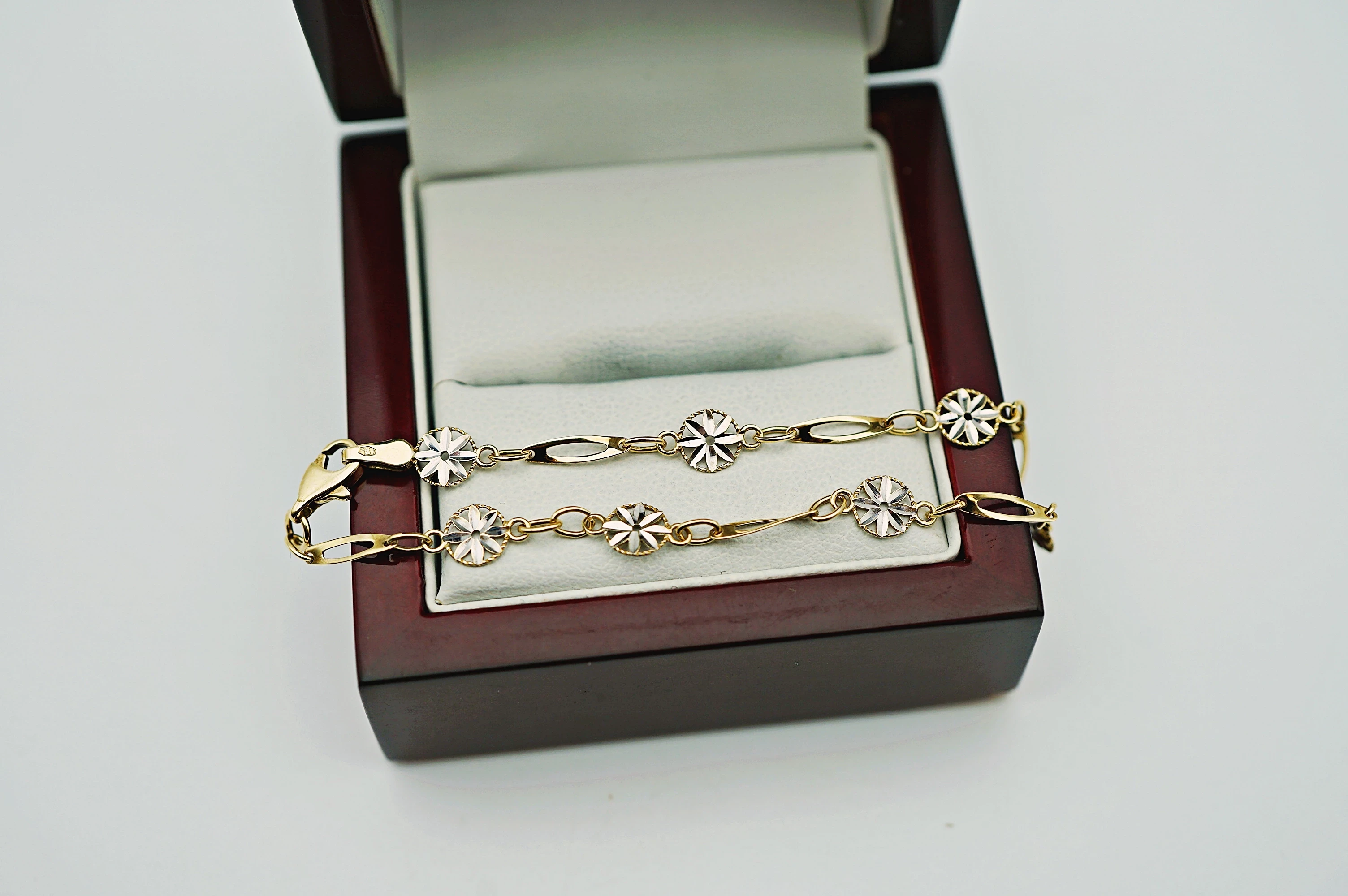 zlota-bransoletka-kwiatki-333171g17cm-rodzaj-2205-2