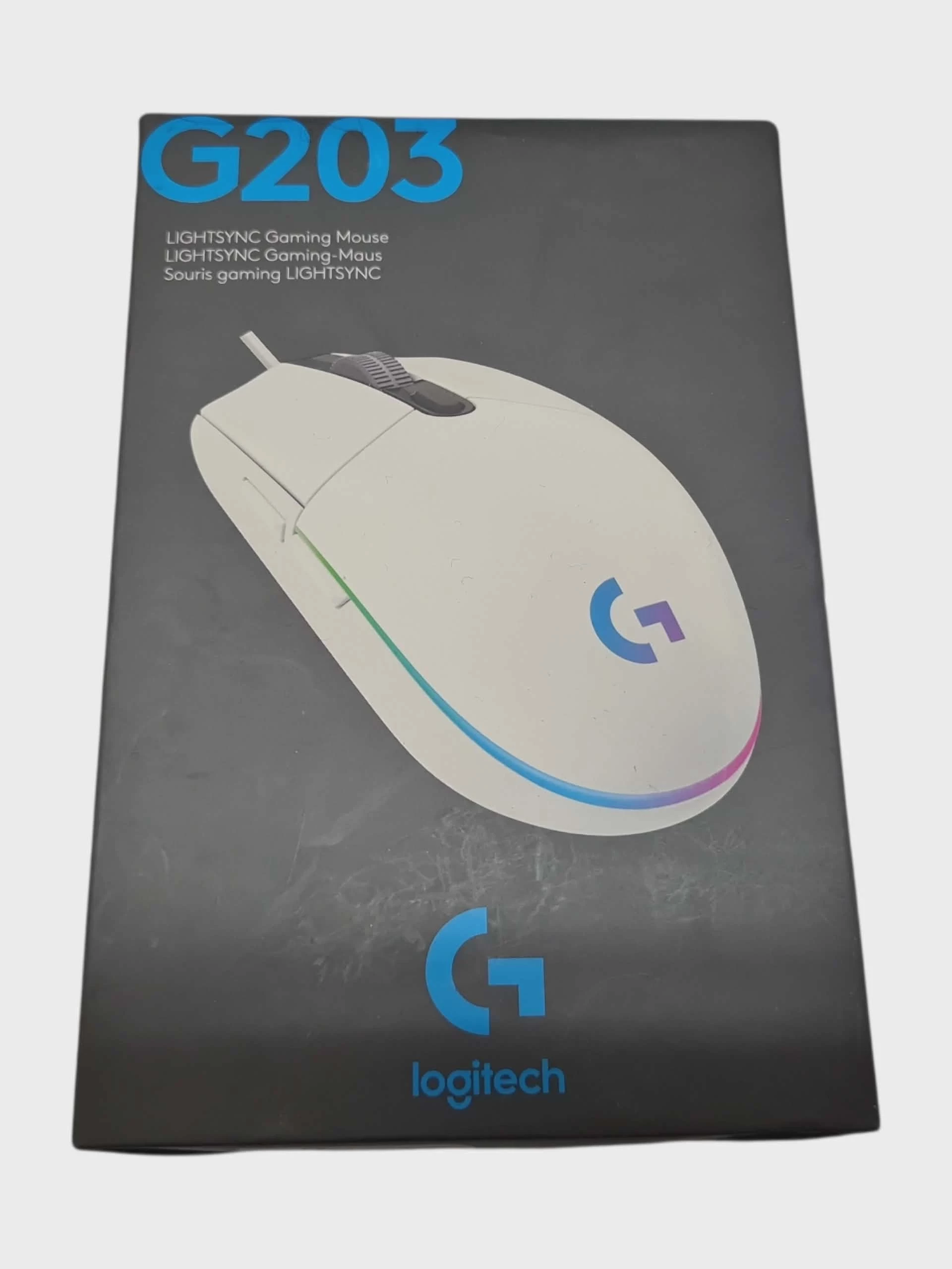 LOGITECH G203 LIGHTSYNC GAMING MOUSE Z O WIETLENIEM RGB PC MAC BIA Y Logitech G203 Lightsync Gaming Mouse Z Rgb Pcmac Bialy Sybiru 1 Walcz Kwiatek