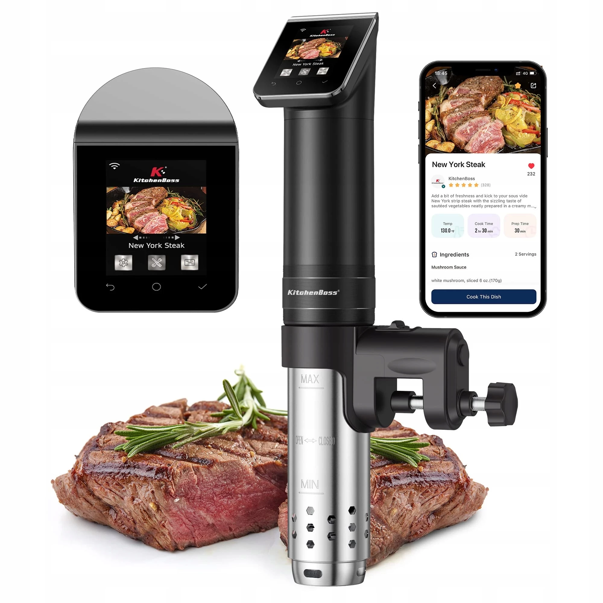 kitchenboss-sous-vide-g330-garer-stick-wifi-1100w-ipx7-czarny-kosciuszki-159-wroclaw-gracja