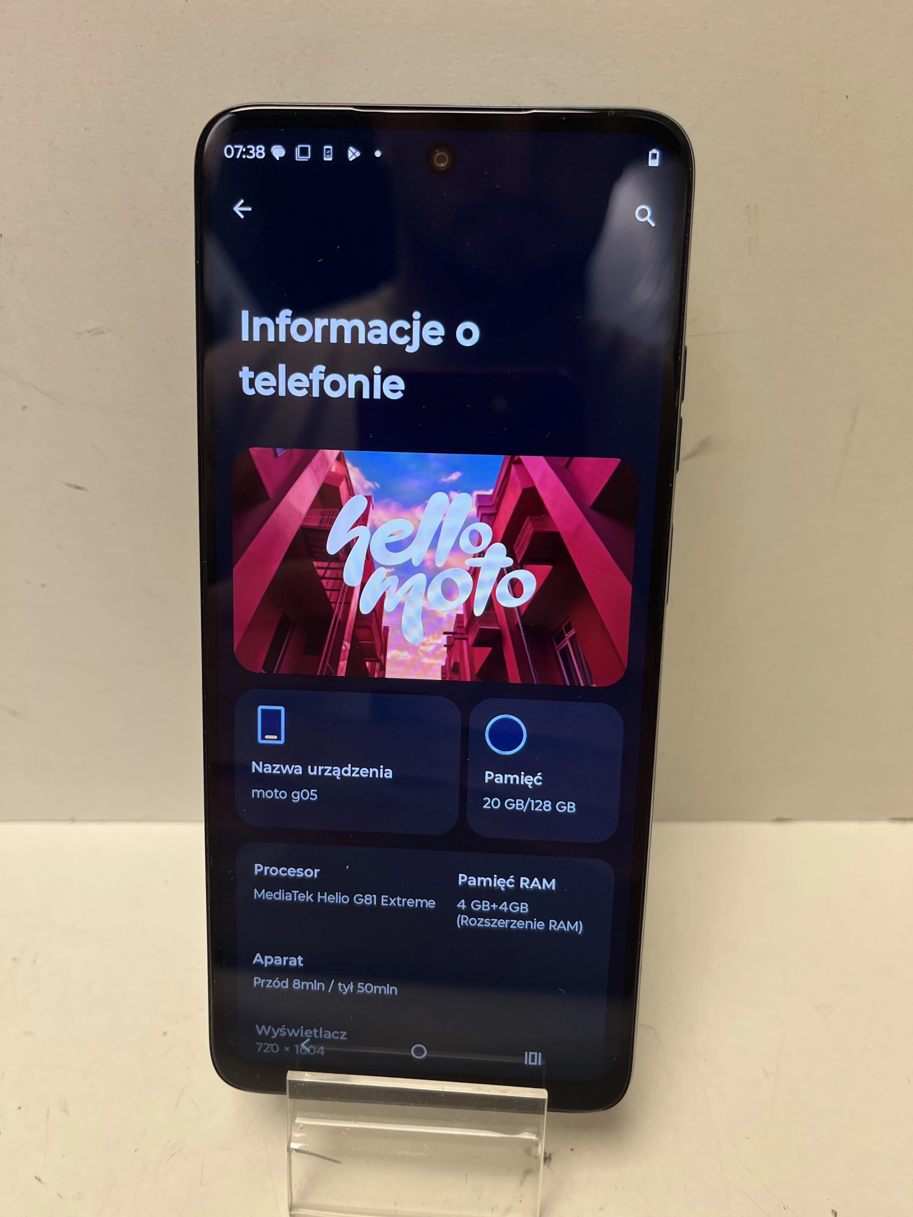 telefon-moto-g05-4128gb-osiedle-teatralne-3u15-krakow