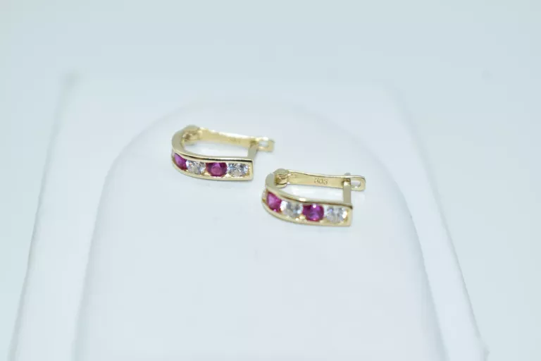 piekne-zlote-kolczyki-585-101g-cyrkonie-stan-11323-2