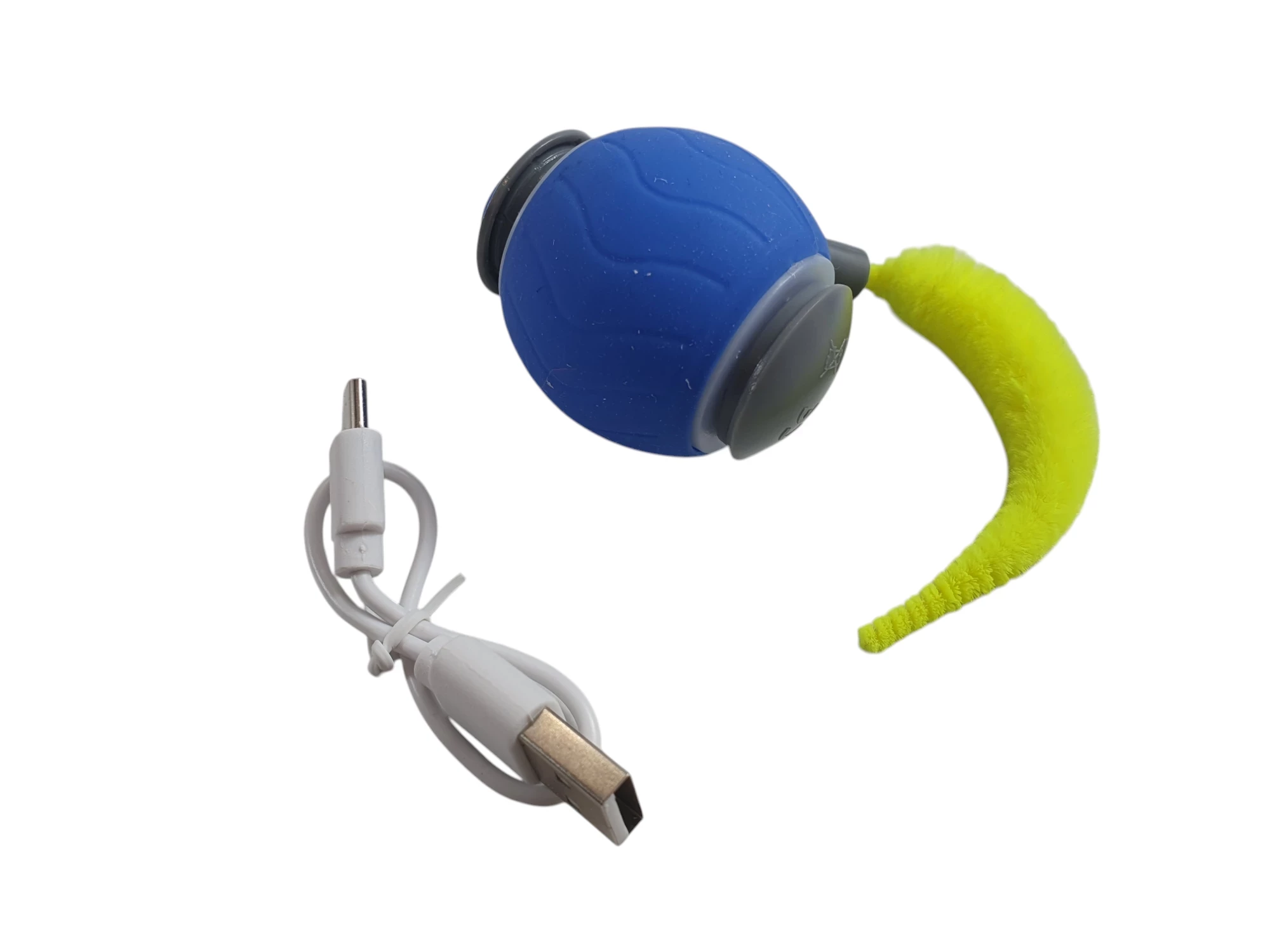 pilka-zabawka-dla-kota-niebieska-najdluzszy-wymiar-60